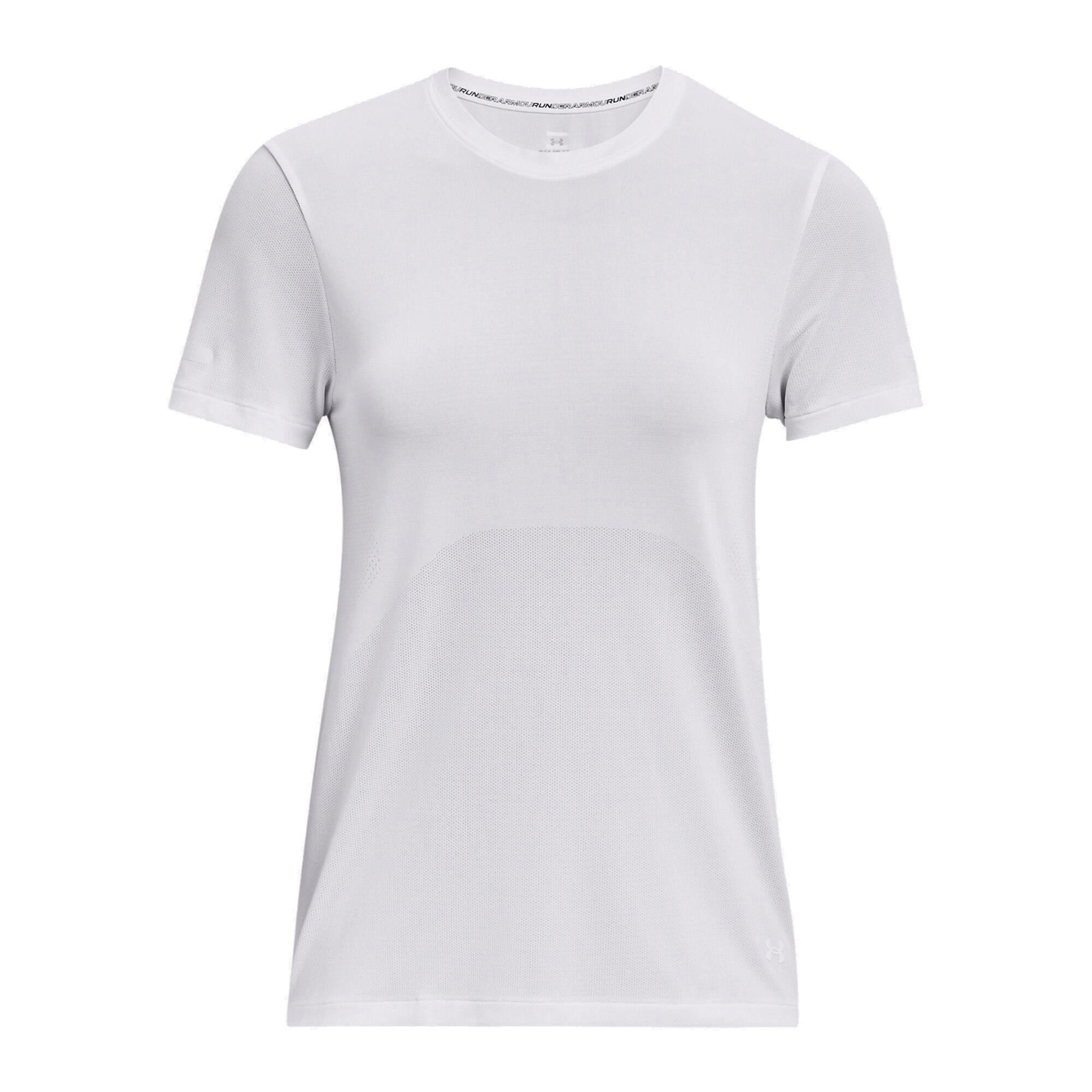 Under Armour - T-shirt De Course À Pied Under Armour Seamless Stride Pour Femmes - T-shirt Manches Courtes - Blanc - 42 M/l - Decathlon