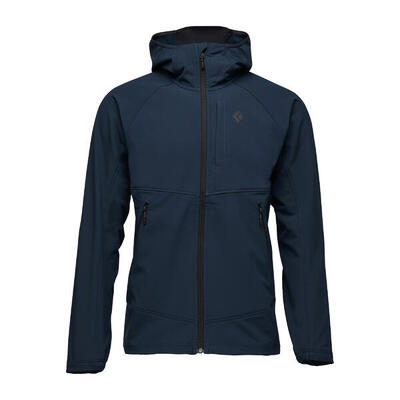 Black diamond element hoody softshell herenjas
