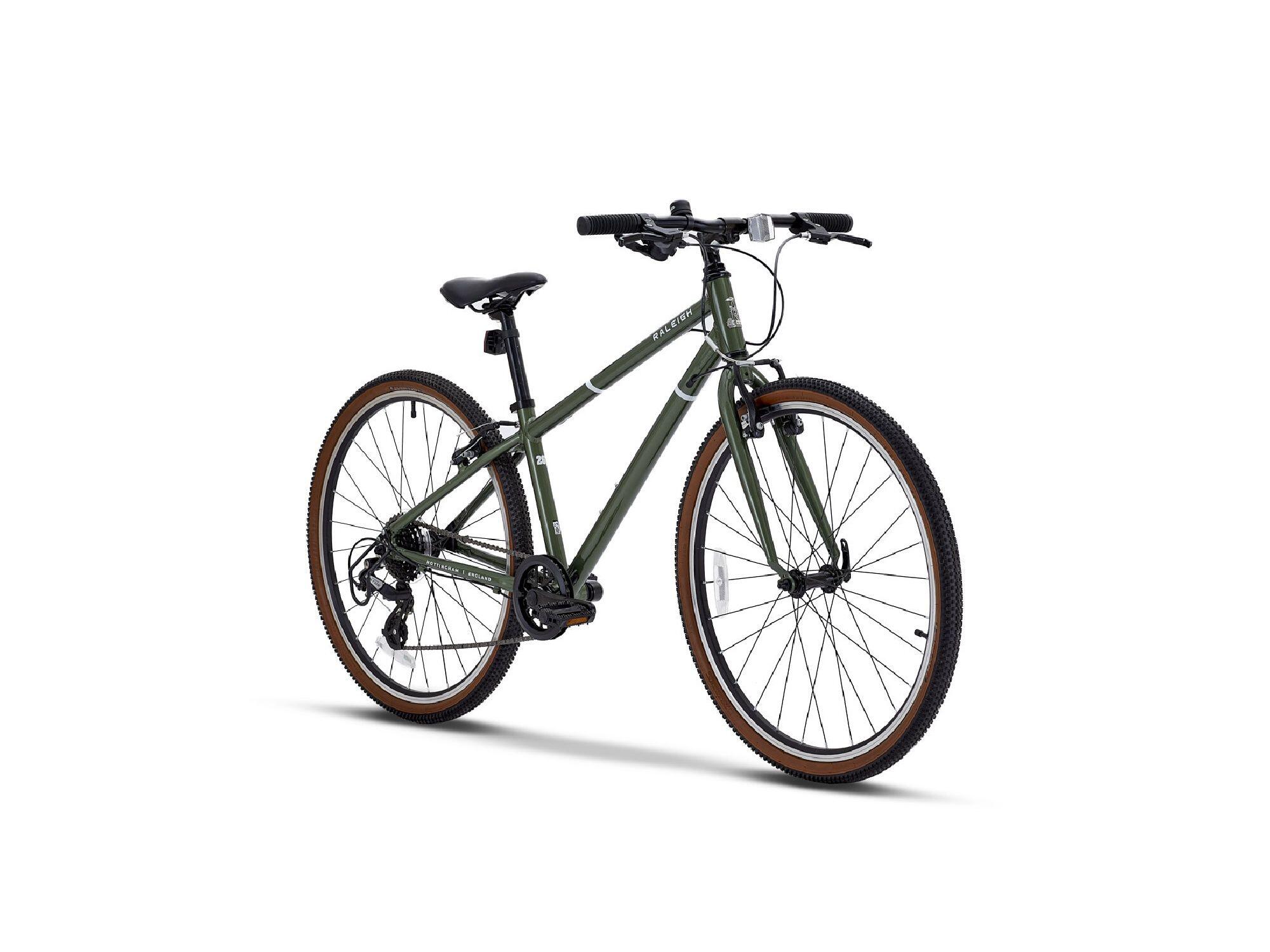 Raleigh POP 26" 8 Speed Alloy Childrens Bike KHAKI GREEN 2/5