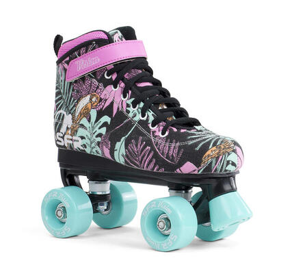 SFR Roller Quad Enfant Vision Canvas Floral Noir