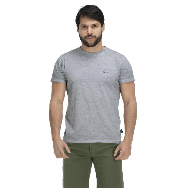 T-shirt homme effet délavé plage