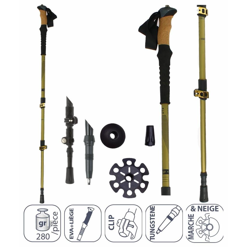 Speed-lock cork trekking pole Élémenterre Apagado