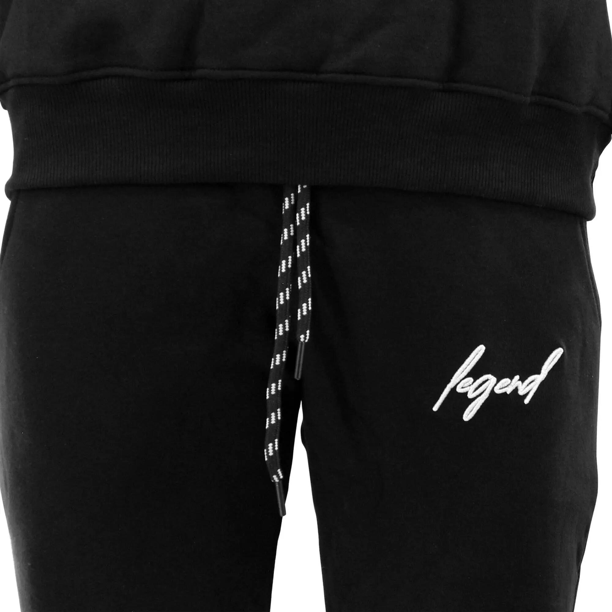 Joggingpak Hoodie Heren/Dames signature Milano zwart Fitness en Hardlopen 2/5