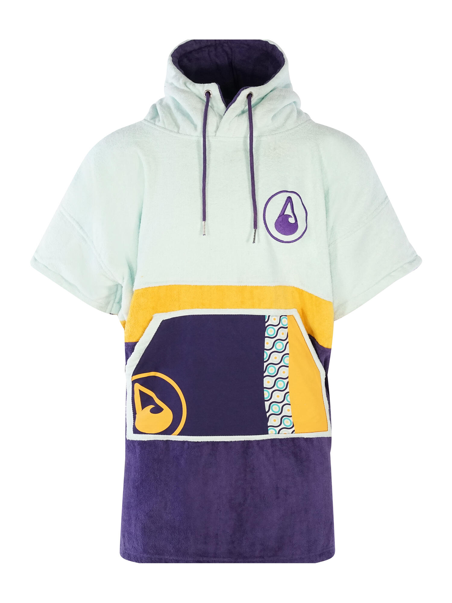 WAVE HAWAII Poncho Wave Hawaii Cotton Velours Poncho Maneiro S WH4037 Multikleur 90 x 70 cm