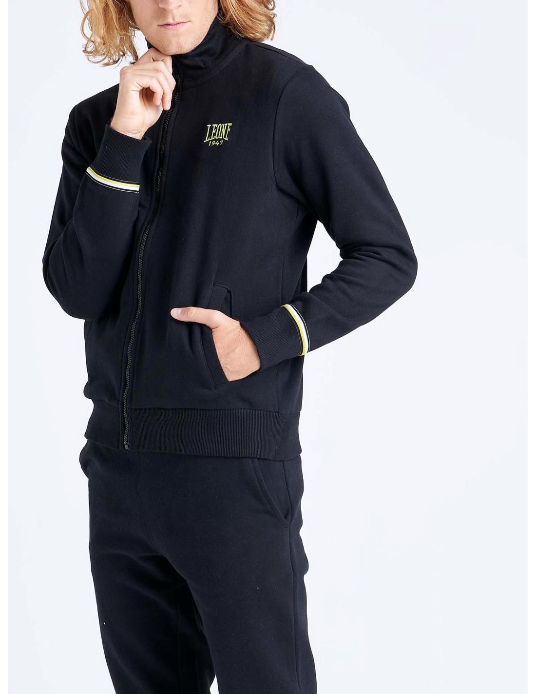 Tuta uomo collo in piedi e zip College Ash 5/6