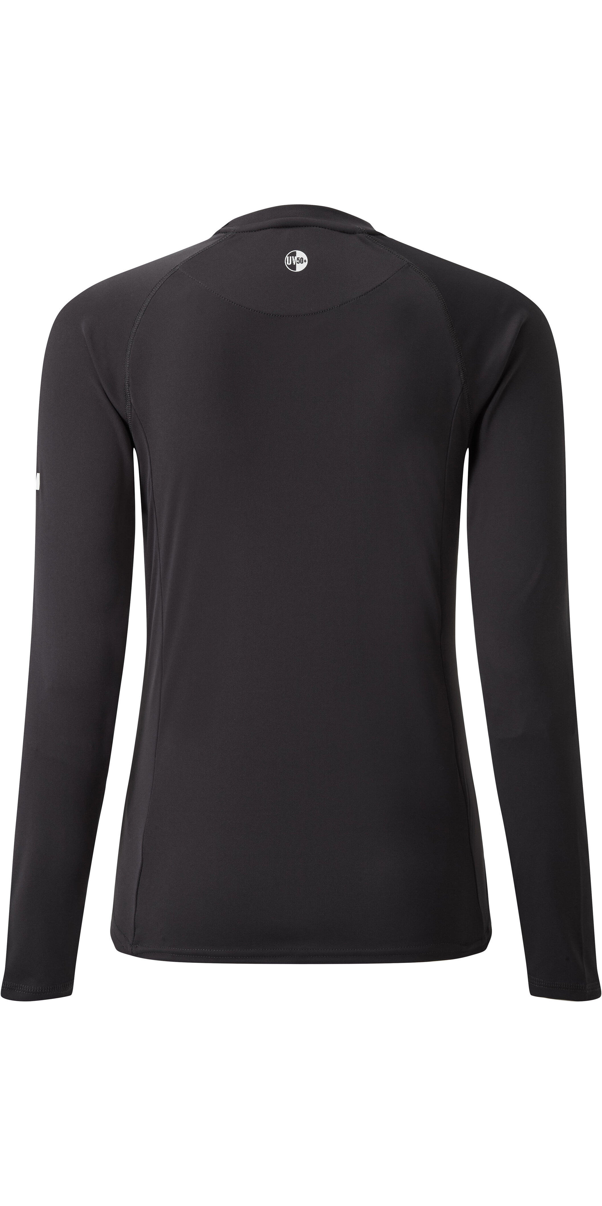 Manga Larga Para Mujer Uv Tec Tee Charcoalw 2/2