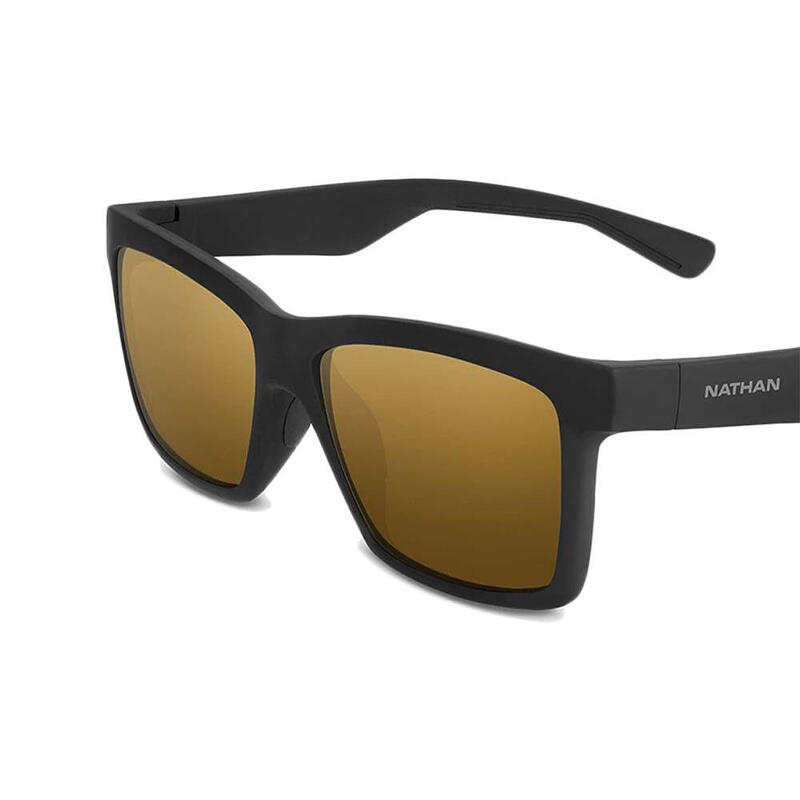 Polarisierte Lauf Sonnenbrille SCHWARZ