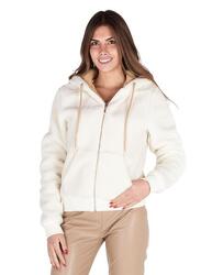 Veste sherpa femme Chic Boxing avec capuche et zip