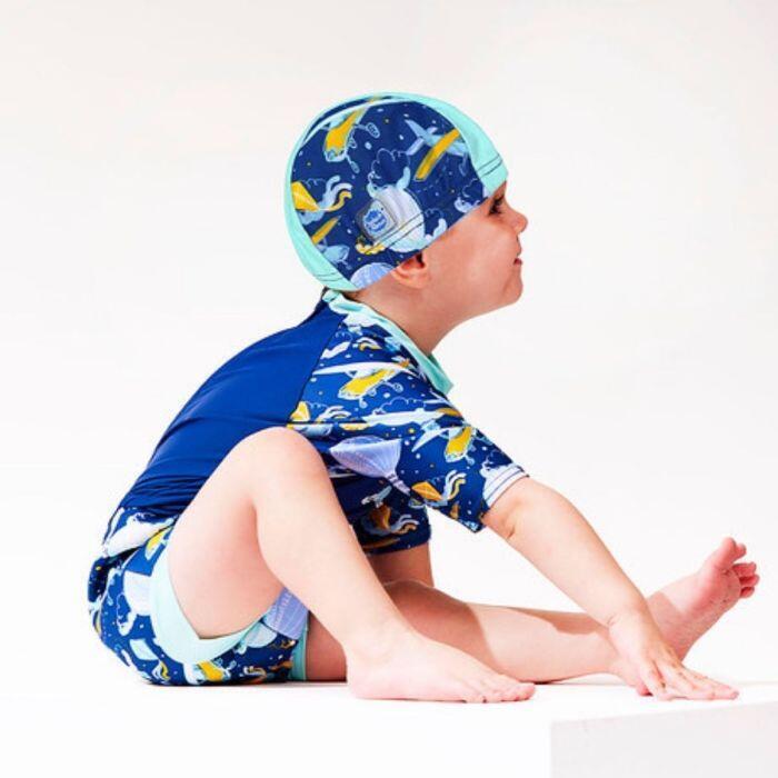 Kids' Sun Protection Swim Cap - Up in the Air