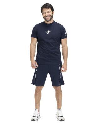 Set bestaande uit t-shirt en korte broek heren gold