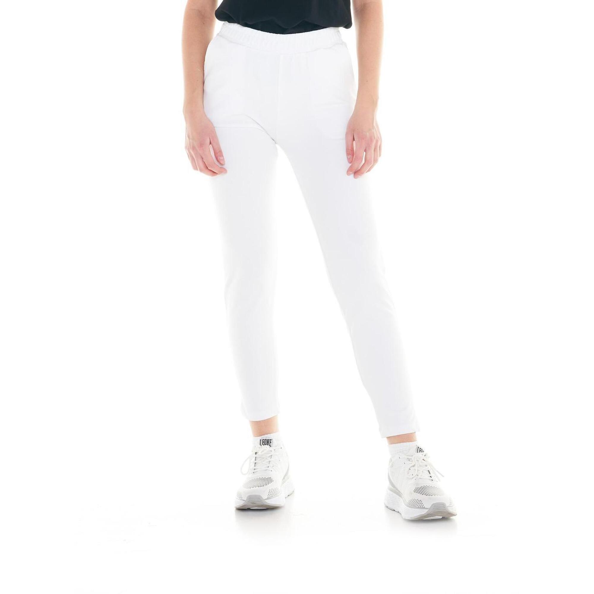 Leone 1947 Apparel - Jogging Femme Leone Basic - Pantalons - Blanc - 42 M/l - Decathlon