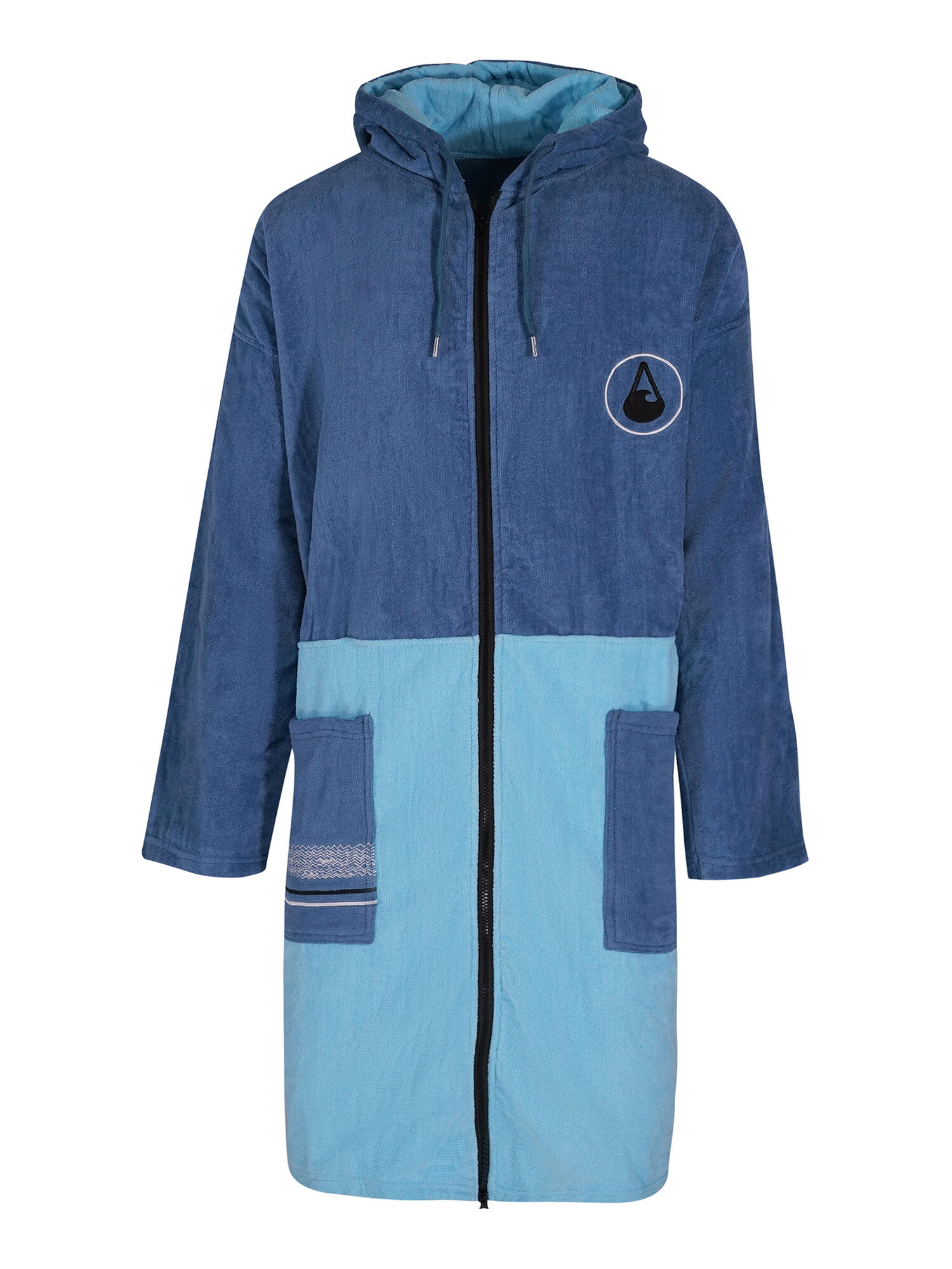 WAVE HAWAII Poncho Wave Hawaii Zip Poncho Bleys, Cotton Velours L WH4054 Multikleur