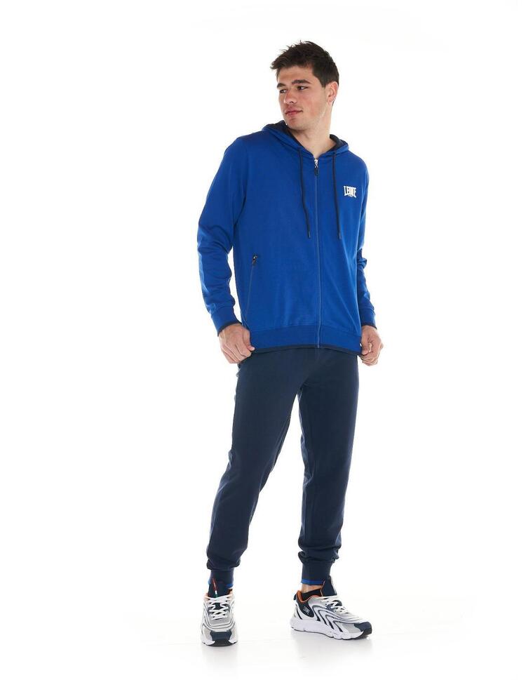 Sportowy dres męski Fluo z kapturem