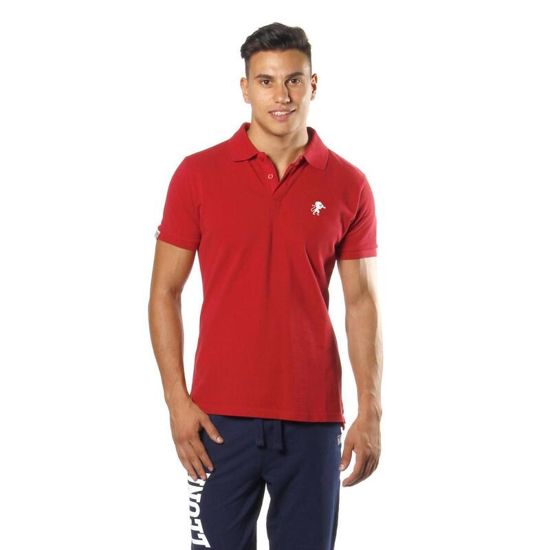 Leone 1947 Apparel herenpoloshirt met korte mouwen