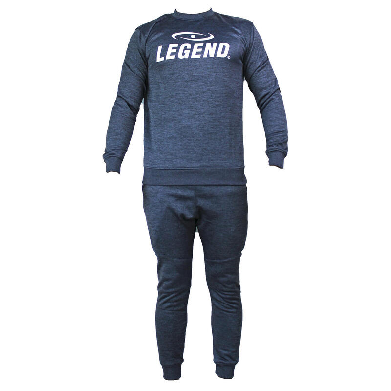 Joggingpak met Sweater Kids/Volwassenen Navy Blauw SlimFit Polyester