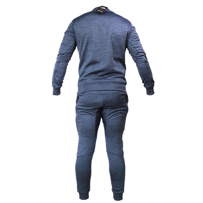 Joggingpak met Sweater Kids/Volwassenen Navy Blauw SlimFit Polyester