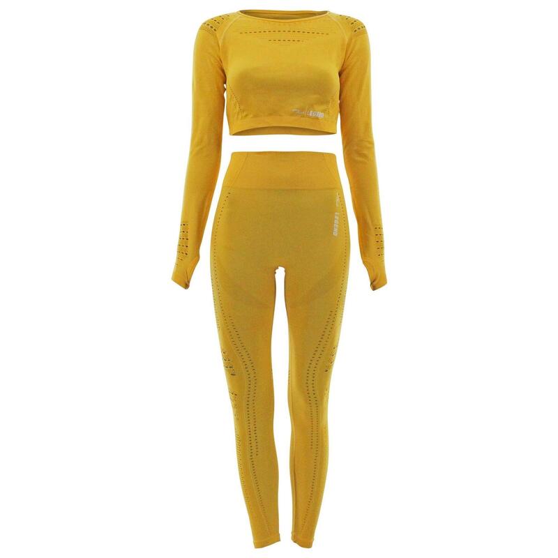 Legging de sport jaune