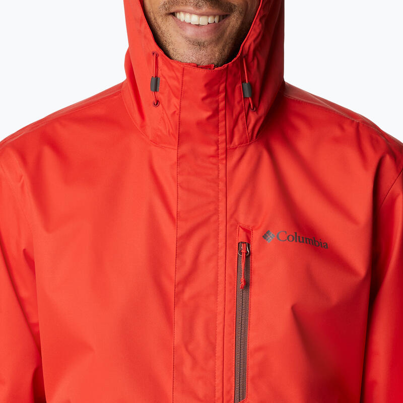 Regenmantel Hikebound Jacket Herren - orange