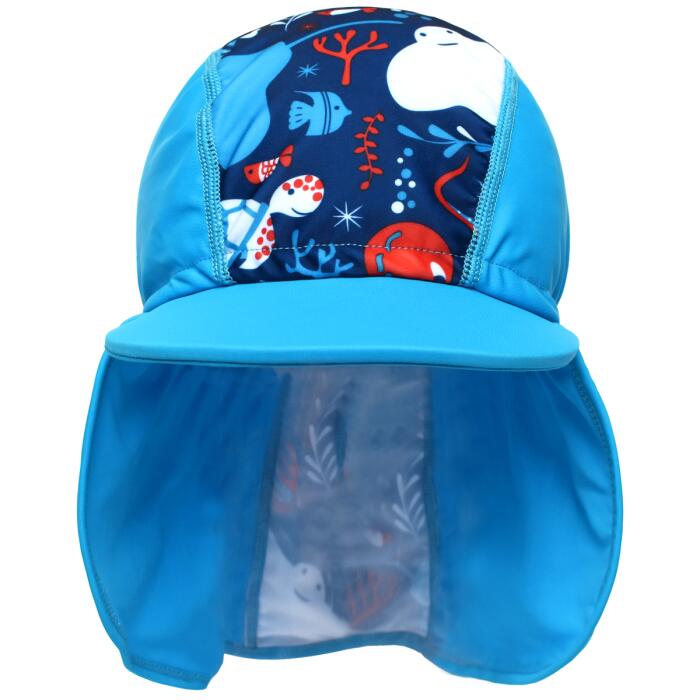 Legionnaire Kid's Quick Drying Sun Protection Hat - Under the Sea
