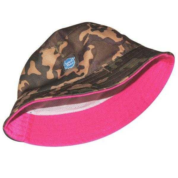 Kids' Sun Protection Bucket Hat - Camo Pink