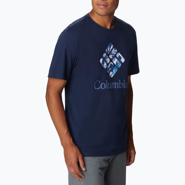 Trekking masculino t -shirt Columbia Rapid Ridge Graphic