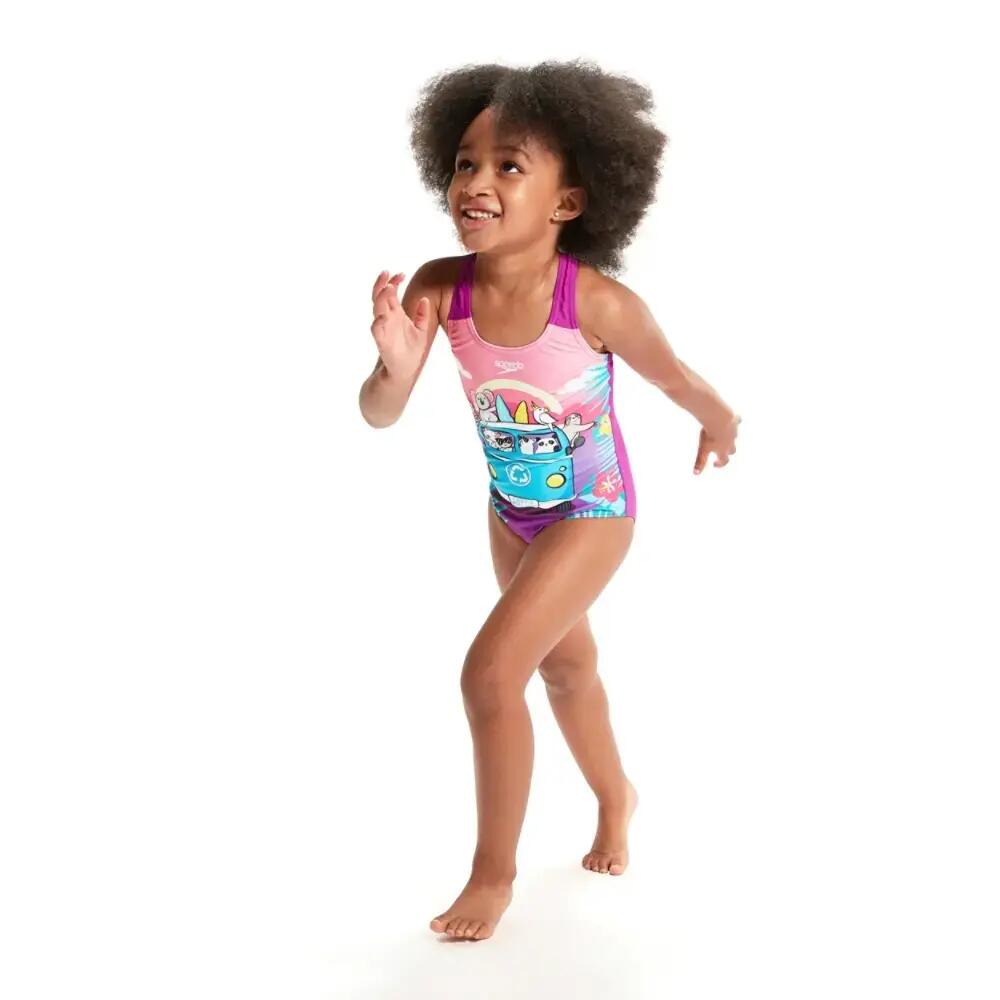 Baby Girl's Printed Swimsuit
