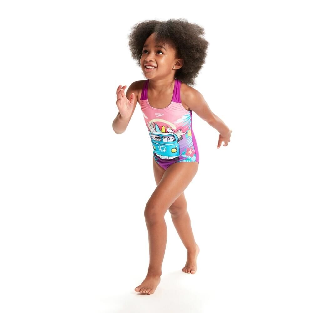 SPEEDO Baby Girl's Printed Swimsuit