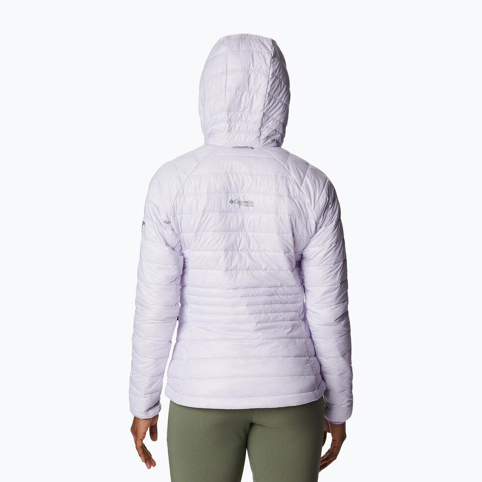Kurtka puchowa damska Columbia Platinum Peak Hooded