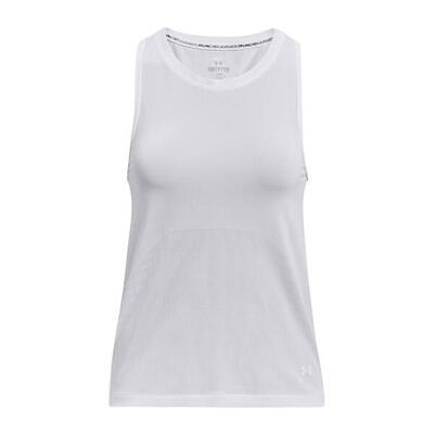 Under armour seamless stride singlet hardloop-t-shirt voor dames