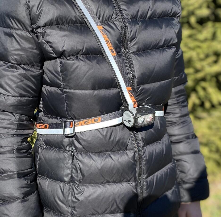 Lampe pectorale LPR3.0 – Trail, Course, Randonnée – Fabrication FRANCE 3/4