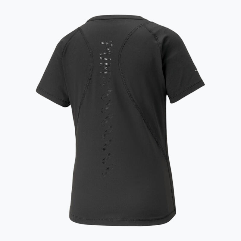 Póló Puma Run Cloudspun Ss Tee W, Fekete, Nők