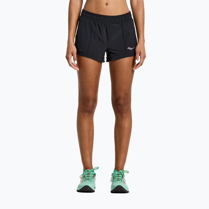 Saucony Outpace 2,5" Split Short hardloopshort voor dames