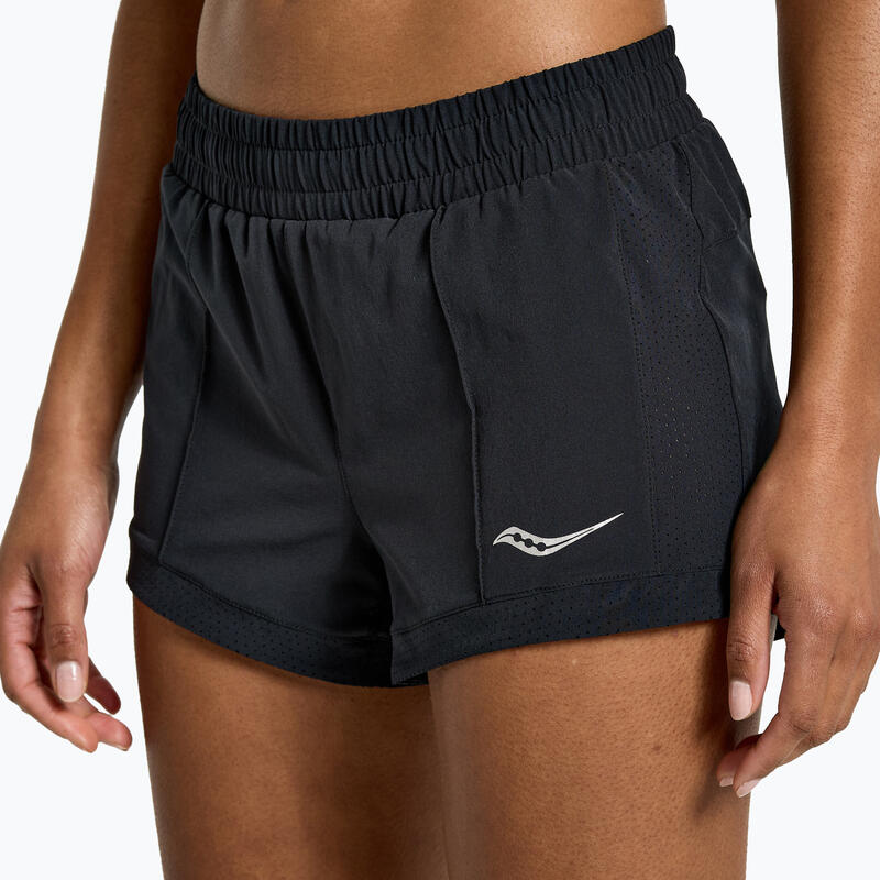 Saucony Outpace 2,5" Split Short hardloopshort voor dames