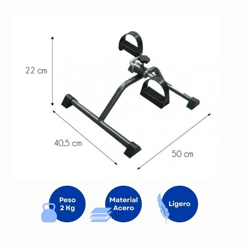 Mini bicicleta ergométrica Pedal para exercícios Braços e pernas ajustáveis