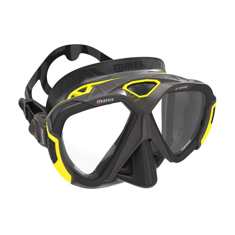 Genderless Maske zum Tauchen weich X-Wire 3/5