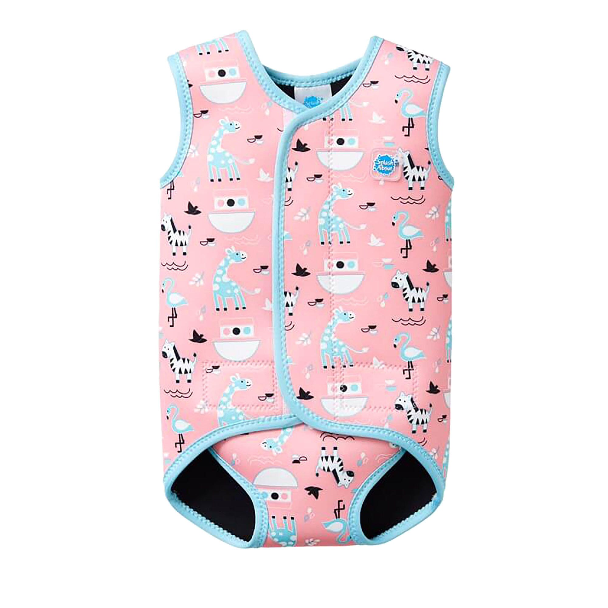Splash About - Splash About Baby Wrap Ark Niny 2mm Swim Foam (mousse De Natation) - Shorty Néoprene - Bleu|rose - Decathlon