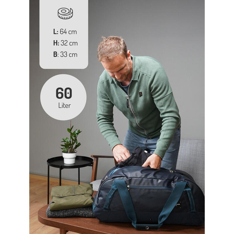 Reisetasche, Duffle Bag RIGEL 60L, blau