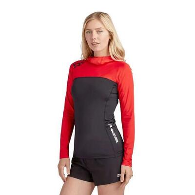Dakine hd snug fit rashguard hoodie zwemshirt voor dames