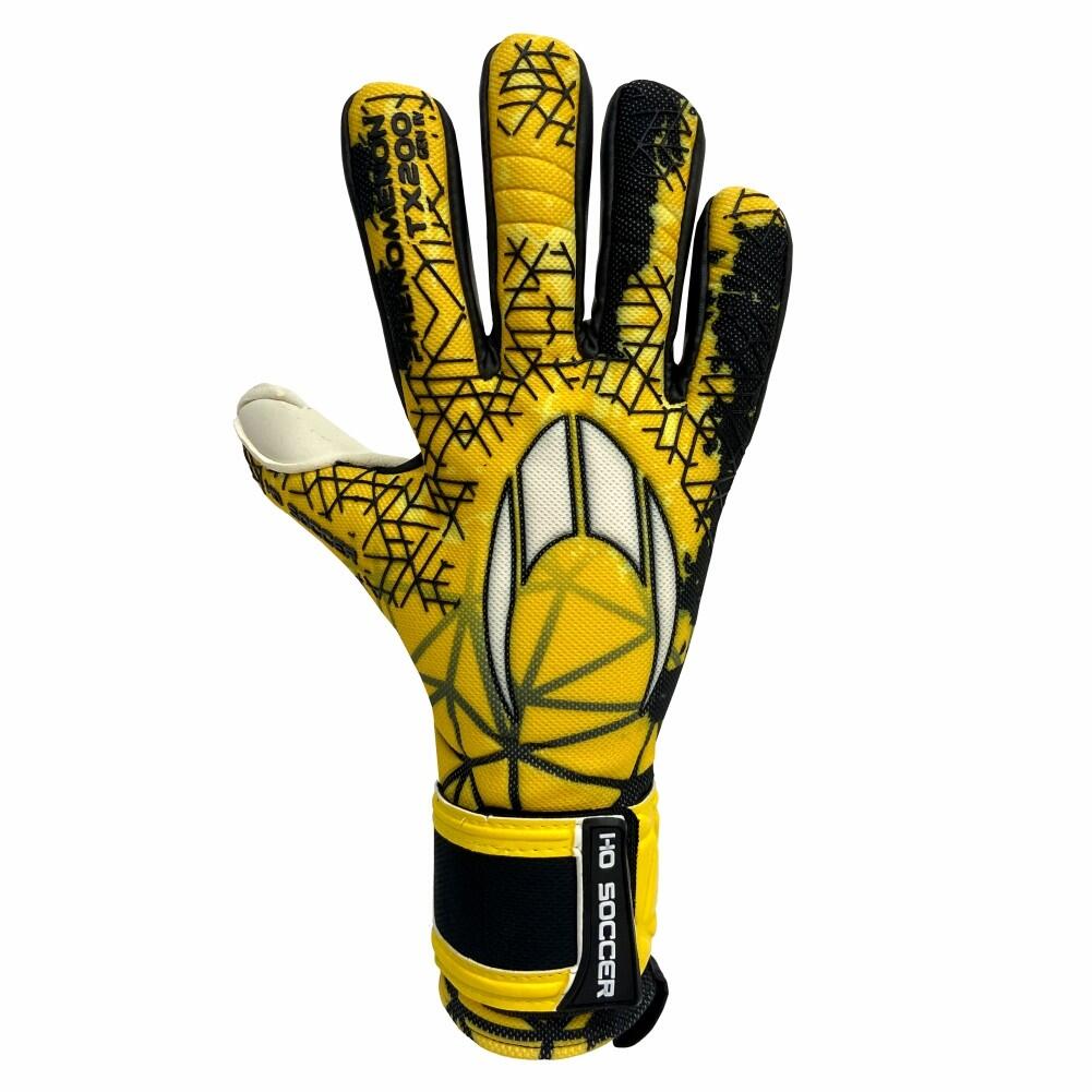 HO Soccer PHENOMENON PRO 1V Aqua Junior Goalkeeper Gloves 6/7