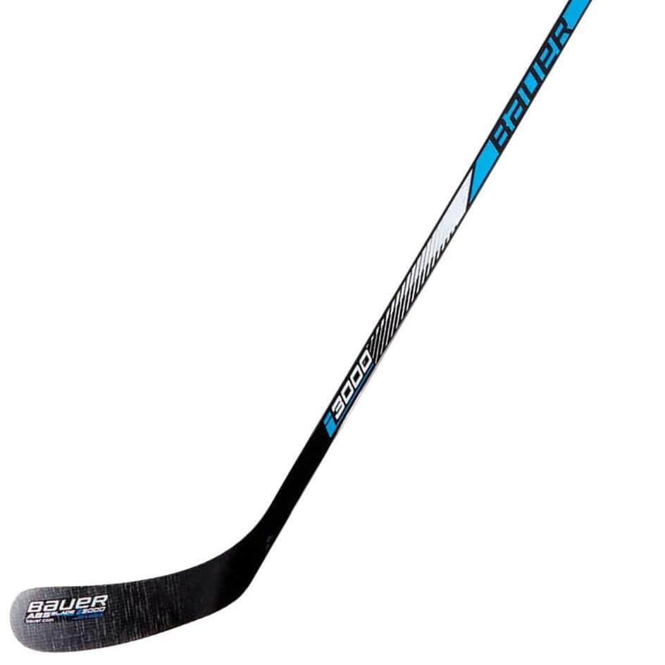 Bauer I3000 Wooden Street Hockey Stick - Junior Left Hand 1/3