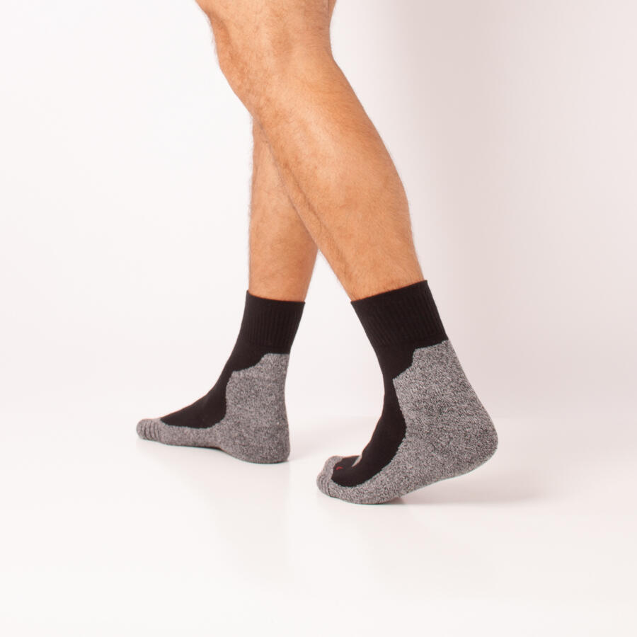 Halfhoge sportsokken met coolmax – Black – 39-42 3/5