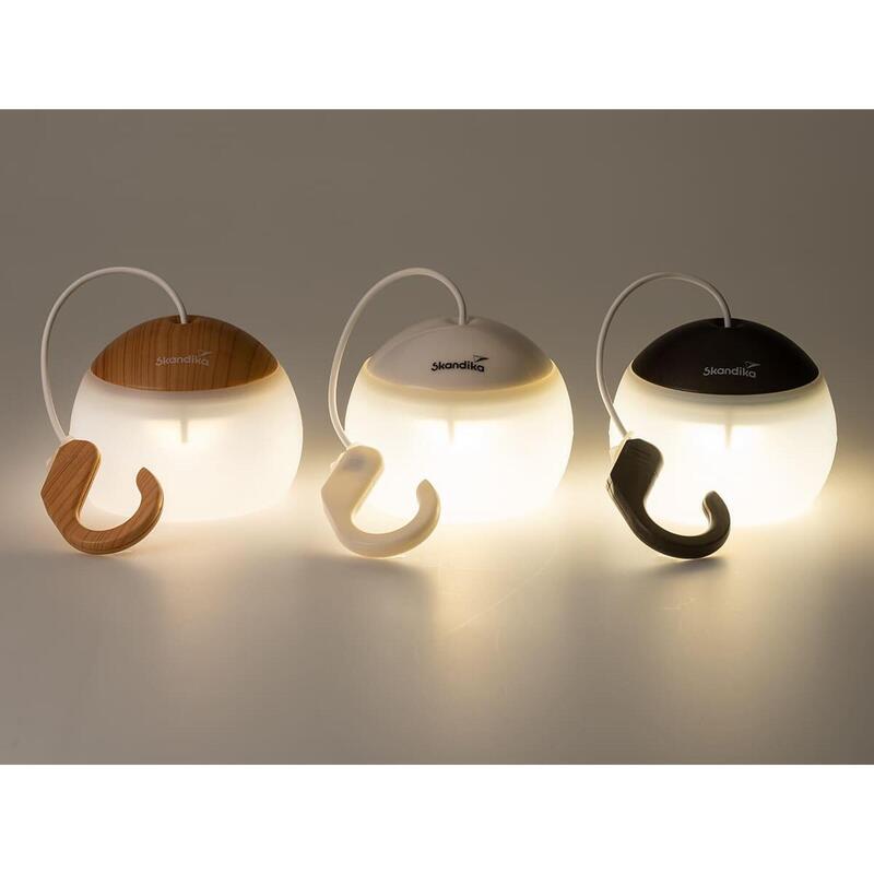 2 x Lampe de camping LED Tufjord - 3 modes d'éclairage, rechargeable, Veilleuse