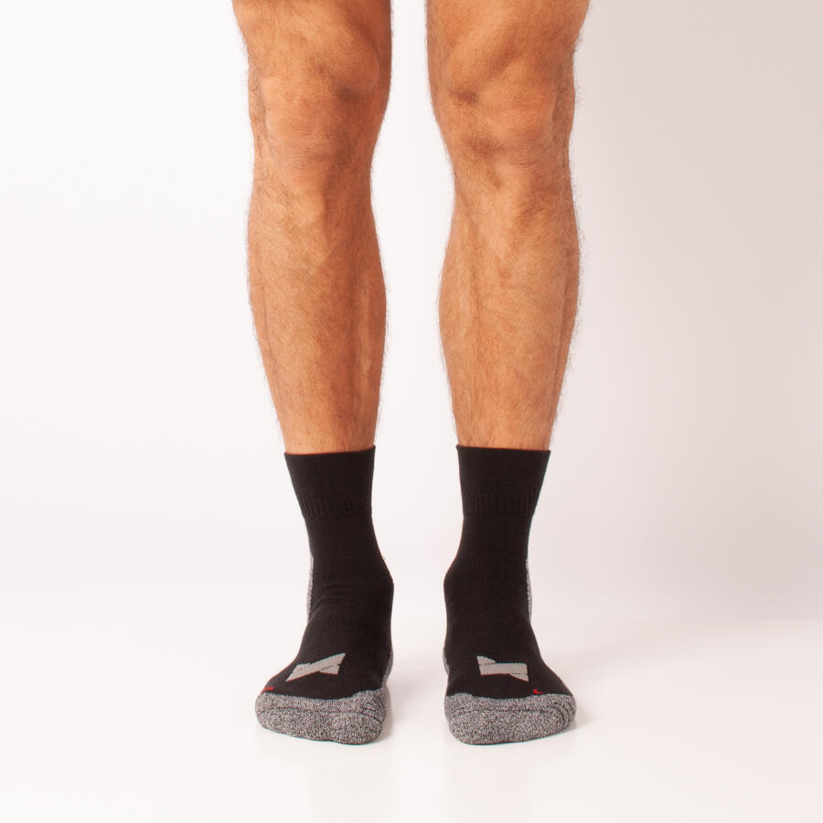 Halfhoge sportsokken met coolmax – Black – 39-42 2/5