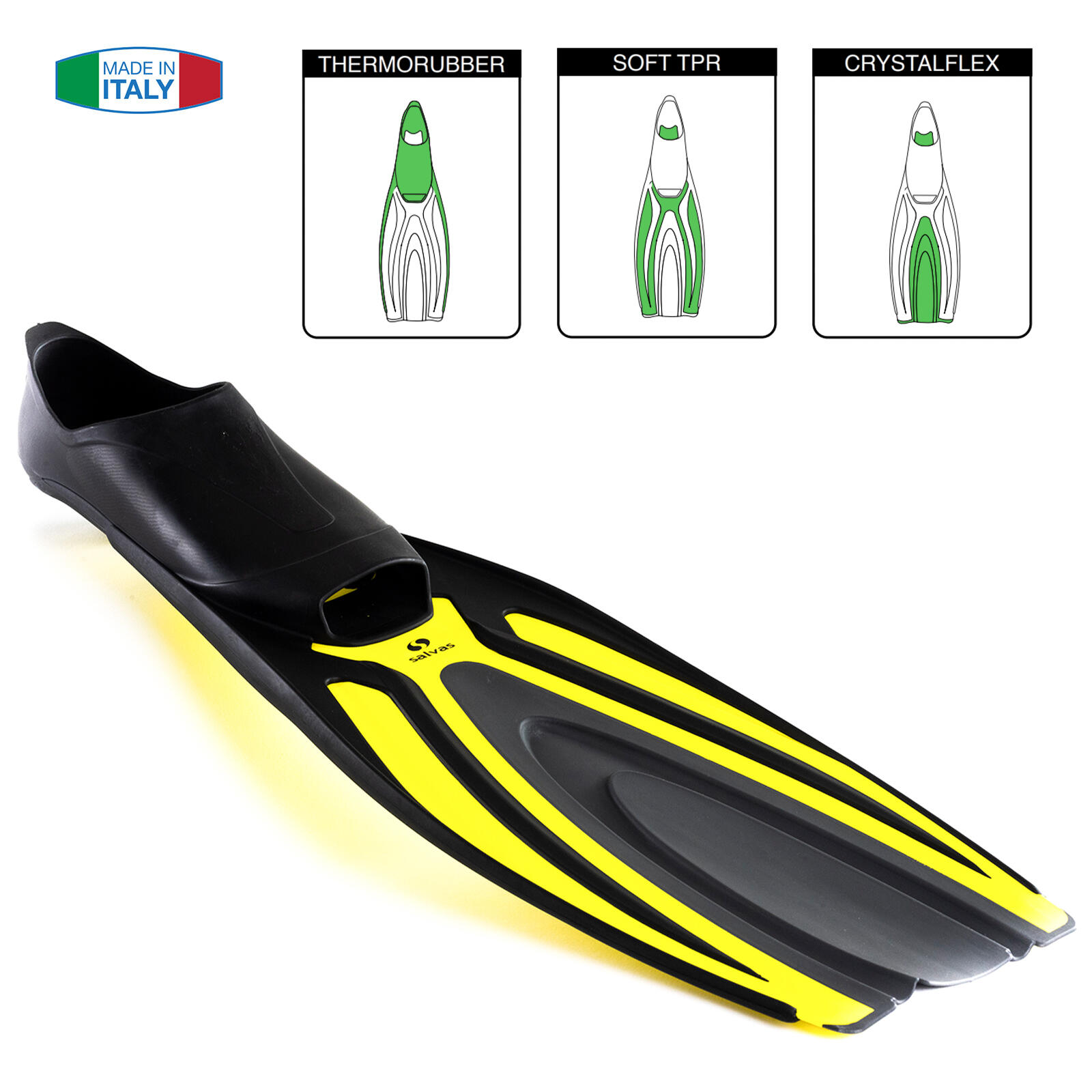 Duikvin Zwemvin Scriptie Duiktraining Lange vin Snorkel 2/5
