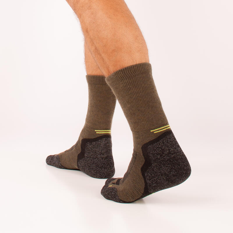 Xtreme Wandern Socken Merinowolle 2er-Pack Multi Grün