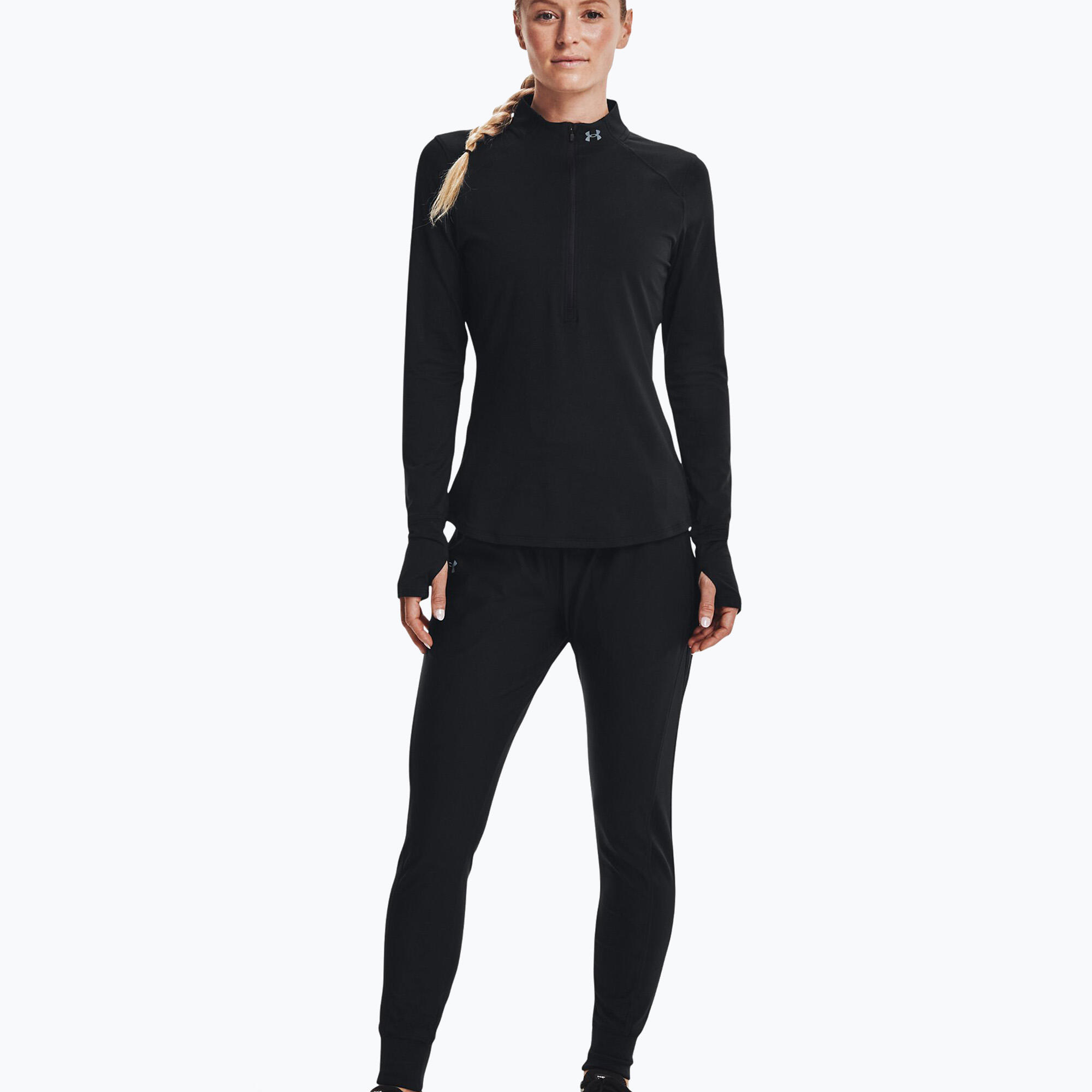 Sweat-shirt de course à pied Under Armour Qualifier Run 2.0 Half Zip pour femmes 5/5