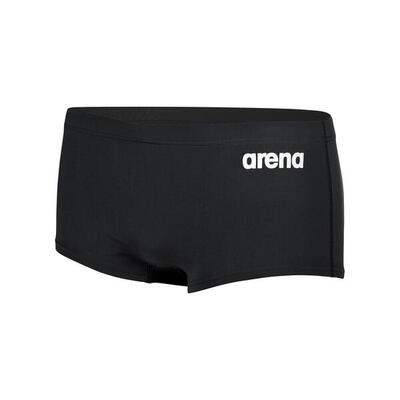 Arena zwemboxer low waist team solid zwart