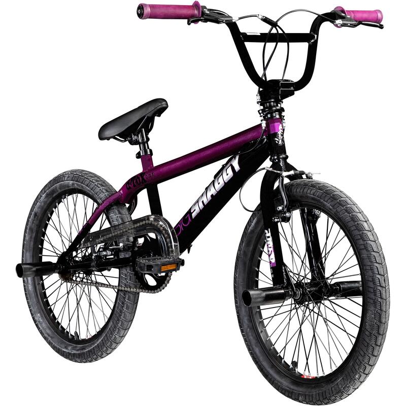 Rower BMX dla dzieci DeTox rama 20 cali fioletowy
