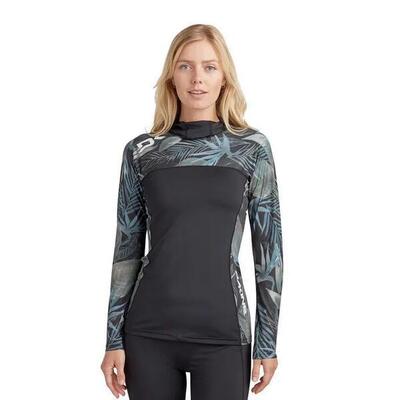 Dakine hd snug fit rashguard hoodie zwemshirt voor dames
