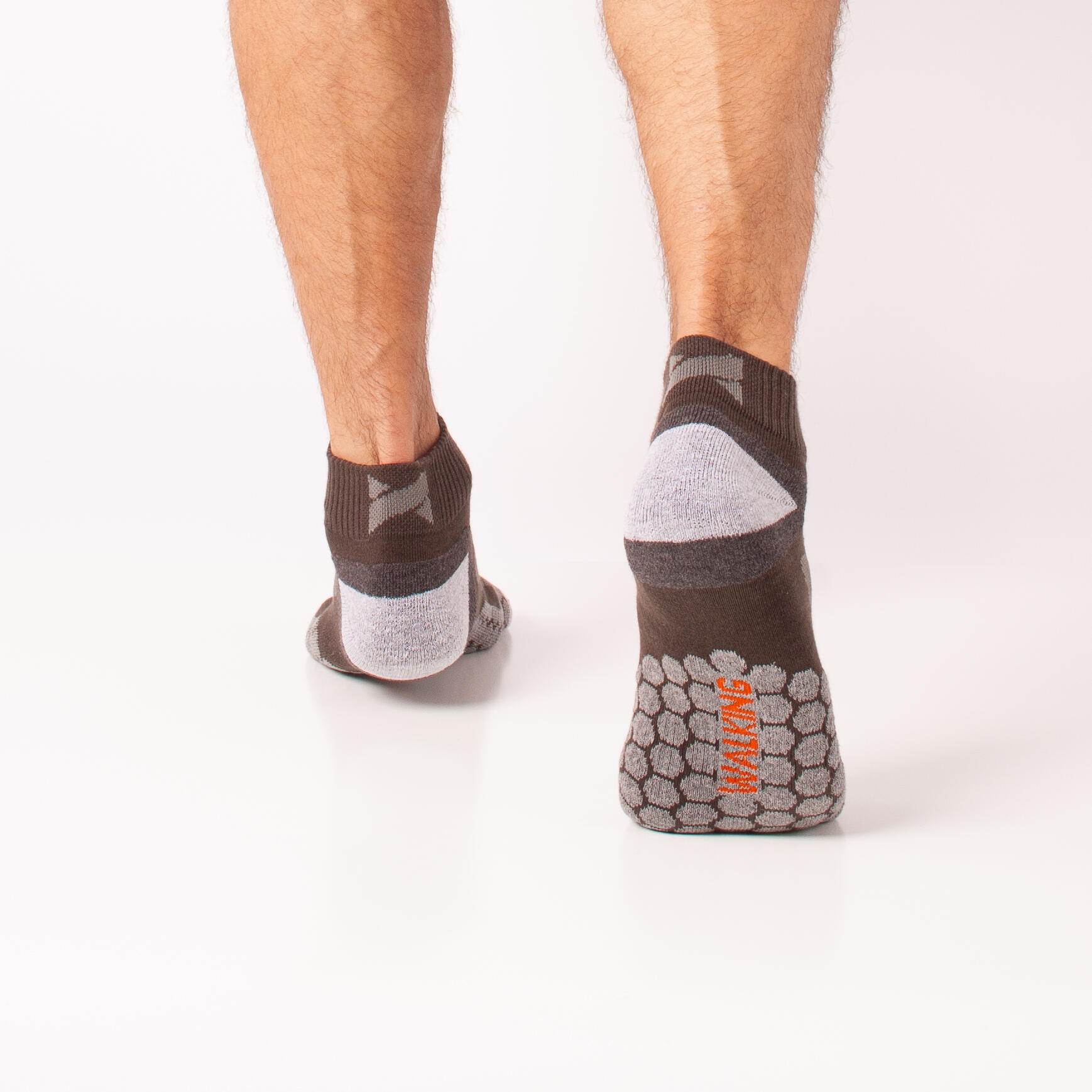 Paquete de 2 pares de calcetines técnicos cortos para senderismo 5/7